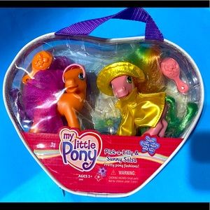 MY LITTLE PONY G3 NWT VTG 2004 COLLECTABLE PICK-A-LILLY & SUNNY SALSA PONY SET